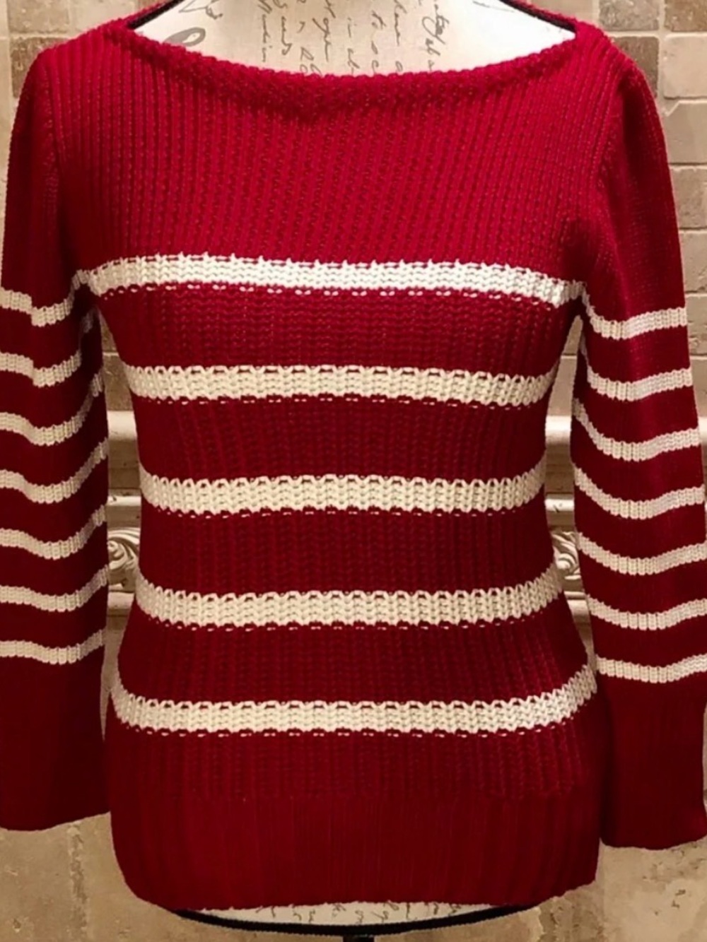 J.Crew Striped Boatneck Sweater - Classic Nautical Vibes